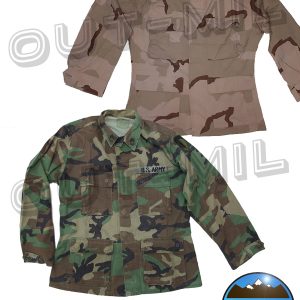 Camicia Giacca militare mimetica Usata originale Esercito militare Americano