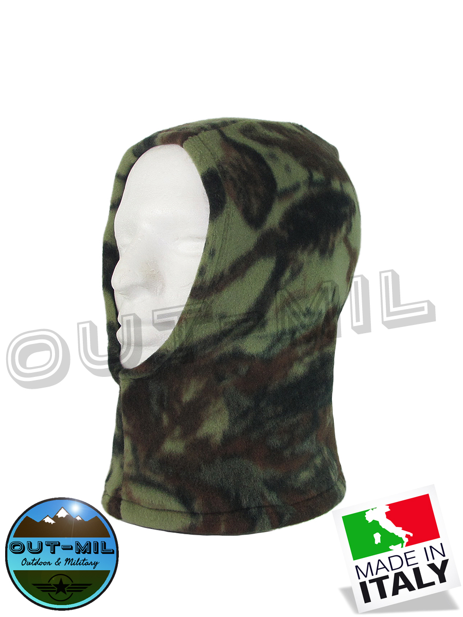 Passamontagna balaclava in Pile bosco caccia trekking Made in Italy –  OUT-MIL Outdoor & Military