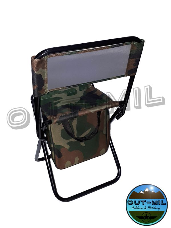 Borsa mimetica zainetto con sedia seggiolino da caccia, pesca campeggio - immagine 4