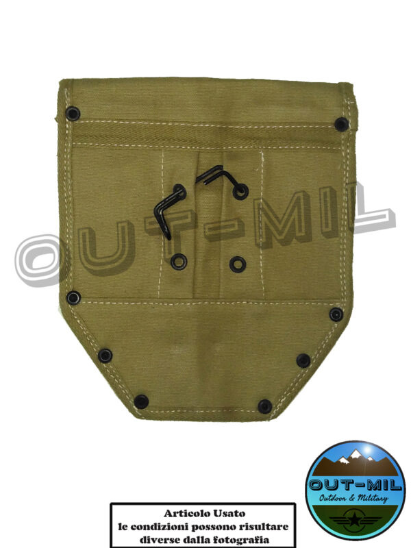 Fodero Portapala Kaki Esercito militare Italiano Usato - immagine 2