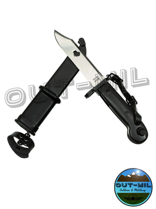 Coltello Baionetta (replica) "AK-47" con fodero custodia in metallo - immagine 2