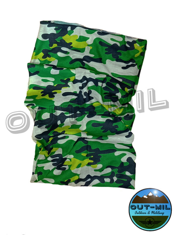 Fascia testa scaldacollo multiuso in tessuto leggero caccia sport trekking - immagine 8